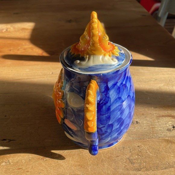 🌞 Ceramic Sun Teapot - Picture 3 of 11